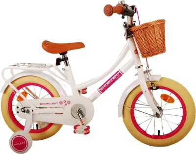 Produktbild von Volare Excellent Kinderfahrrad – Mädchen – 14 Zoll – Weiß