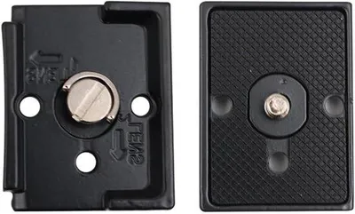 Productafbeelding van Statiefplaat met snelvergrendelingssysteem, 1/4-inch schroef, geschikt voor camerasprossen, gemaakt van duurzaam materiaal