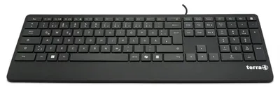 Image de TERRA Keyboard 4000 Corded [DE] USB black Copilot QWERTZ, 105 Tasten, kabelgebunden, 1,80m