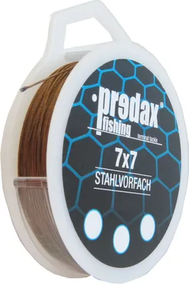 Produktbild von Predax Fishing Stahlvorfach 7x7 braun 6kg 10m Spule
