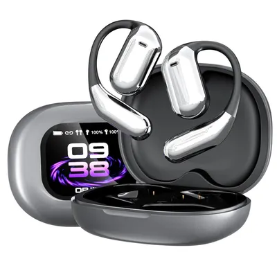Produktbild von KI Übersetzer Kopfhörer, Translator Earbuds Kopfhörer 400mAh, Übersetzungskopfhörer 144 Sprachen, Übersetzer Kopfhörer mit Echtzeit Übersetzung