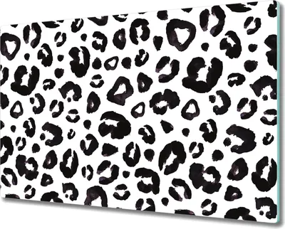 Produktbild von Glas Schneidebrett Herdabdeckplatten Schneideplatten - 80x52 cm - Schwarze Flecken