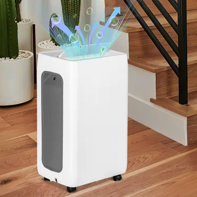 Image de Jopassy Déshumidificateur 26L/jour mode sommeil,Réservoir amovible 4.5L Minuterie de 24 heures contre l'humidité saleté & moisissure pour chambre à coucher salle de bain cave armoire bureau garage