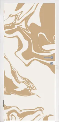 Produktbild von MuchoWow® Türtapete Selbstklebende Türfolie Marmor - Beige - Muster 80x205 cm Türposter Türaufkleber Klebefolie Türklebefolie - Fototapete - XXL-Aufklebern
