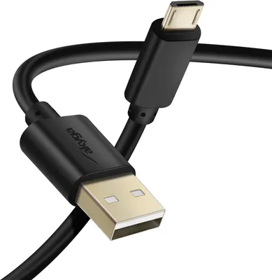 Produktbild von Akyga, USB / Micro-USB Kabel 1.8m Lade- und Synchronisationskabel, Schwarz
