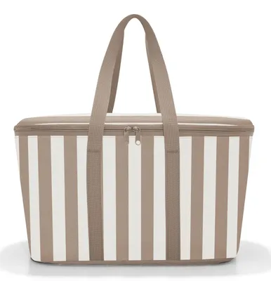 Produktbild von reisenthel Thermotasche Cooler Bag Summerstripes Coffee taupe