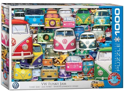 Produktbild von Eurographics 1000 Teile - VW Bus - Funky Jam, 48x68cm, White