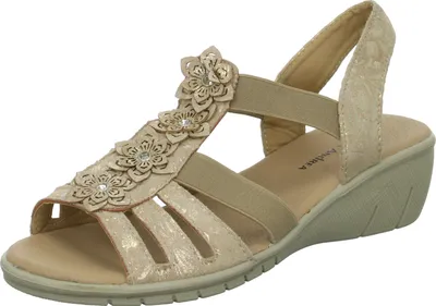 Produktbild von Sandalette mit Mehrweite ab 30mm Sohlenhöhe F4S14-6-BE