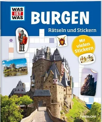 Produktbild von Rätseln und Stickern: Burgen