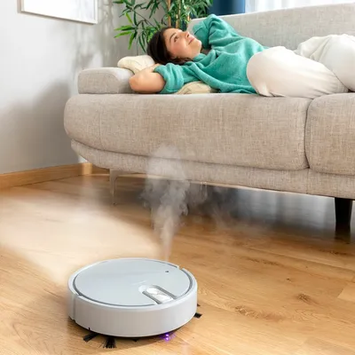 Obrázok produktu pre InnovaGoods 6246, Bezvreckové, Šedá, Kolo, 55 dB, 0,22 L, Parkety, Dlaždice, Vinyl