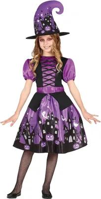 Obrázek produktu pro Magický kostým čarodějnice fialový Halloween 2026