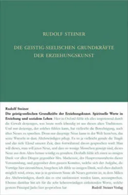 Produktbild von Die geistig-seelischen Grundkräfte der Erziehungskunst