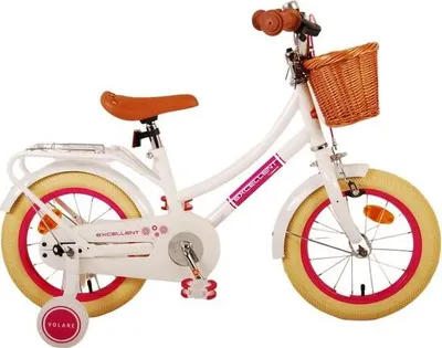 Produktbild von Volare Excellent Kinderfahrrad - Mädchen - 14 Zoll - Weiß