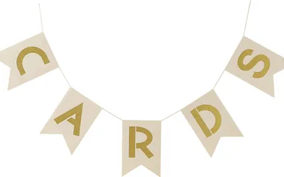 Produktbild von Ivory & Gold Hochzeitstisch-Girlande 2m