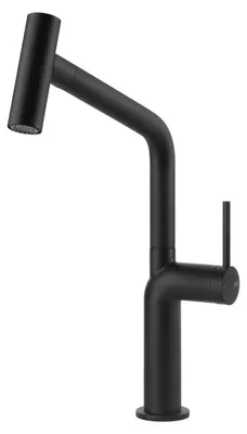 Produktbild von Gessi 60313 299, Herunterziehen, Schwarz, Chrom, Hebelgriffe, Einzelbild, 3,5 cm