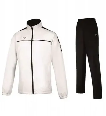 Obrázok produktu pre MIZUNO Pánska mikina / Biela/čierna/4XL