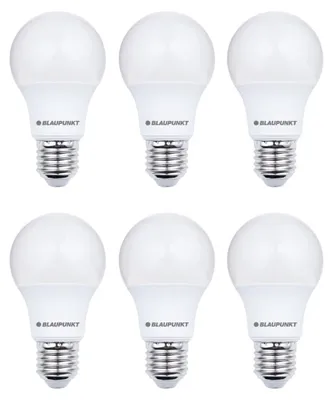 Produktbild von BLAUPUNKT E27 Glühlampe A60 Edison 6W 600 Lumen 4000K Neutralweiß, 6er Pack