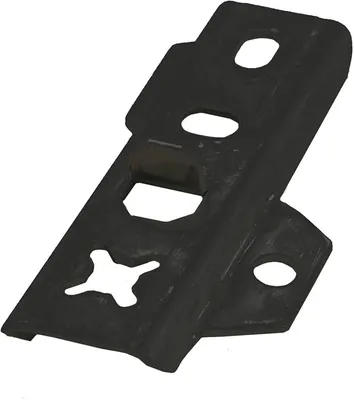 Produktbild von Terrassenverbinder für verdeckte Befestigung von Terrassendielen, 200 Stück, Edelstahl schwarz, geeignet für Dielenstärken von 19 bis 23 mm