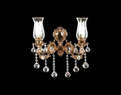 Produktbild von Wandleuchte Wohnzimmer Luxus gold Schlafzimmer Moderne Luster Kristall
