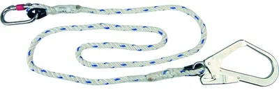Zdjęcie produktu dla Lo007150Cd  - Lonża Z Liny Skręcanej + 1 Am002 + 1 Am022 - 1,5 M.