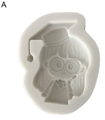 Produktbild von Fondantform mit Schülermotiv, DIY-Silikonform für Abschlussfeier-Süßigkeiten