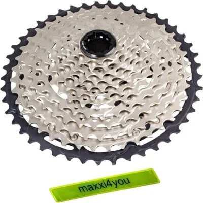 Produktbild von Shimano Kassetten 12-Fach Sprocket SLX CS-M7100 10-45 Zähne inkl. maxxi4you Reflexband