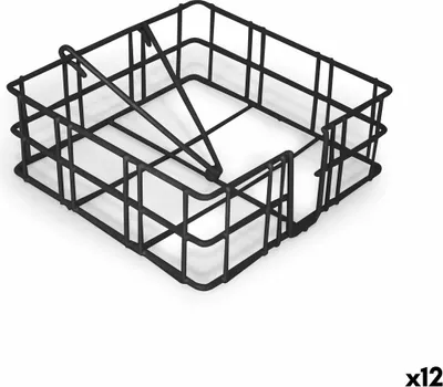 Obrázek produktu pro Kovový kroužek na ubrousky Confortime 18 x 18 x 6,5 cm (12 kusů)