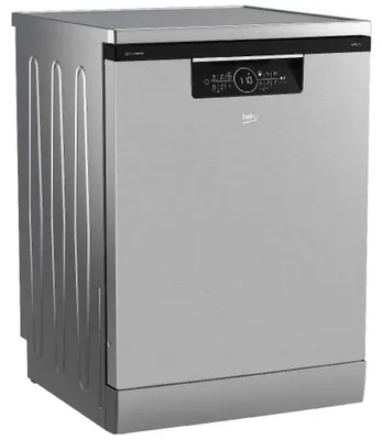 Produktbild von Beko BDFN36560XC, Freistehend, Standardgröße (60 cm), Edelstahl, Schwarz, Touchsteuerung, LED