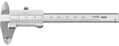 Produktbild von Edelstahl Messschieber 70 mm 0,05 mm Messgenauigkeit Innen Außen Tiefe
