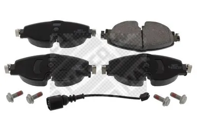Produktbild von MAPCO 6634 Bremsbeläge Satz Vorne für VW Golf VII Schrägheck (5G1, BQ1, BE1, BE2) Passat Variant (3G5, CB5) Golf VII Variant (BA5, BV5) T-Roc (A11)