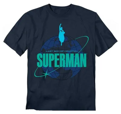 Produktbild von Superman - "2025 Round The World" T-Shirt für Herren/Damen Uni, Gewebe TV35537 (3XL) (Marine)