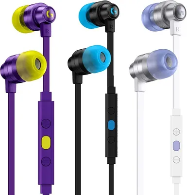 Zdjęcie produktu dla Logitech G333 In- ear Gaming Wired Earphone z mikrofonem, Wersja standardowa (Purpurowy)