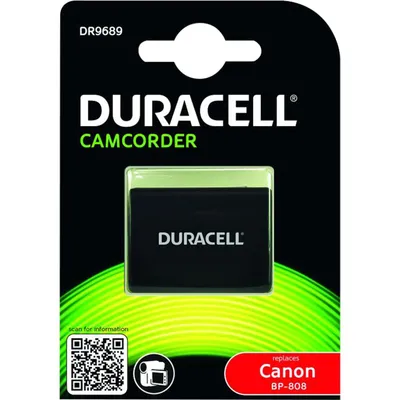 Produktbild von Duracell Li-Ion Akku 890mAh für Canon BP-808