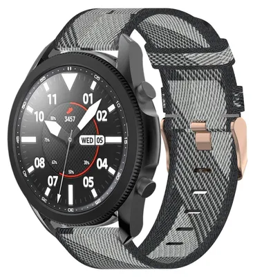 Obrázek produktu pro Pro Samsung Galaxy Watch 6 5 4 Normal Pro Classic všechny velikosti Tkaný nylonový řemínek