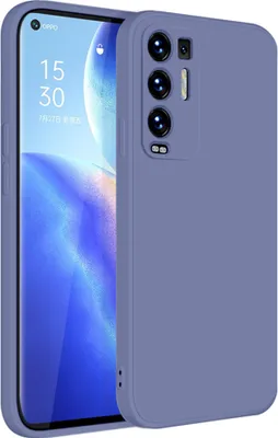 Produktbild von OPPO Reno5 Pro+ Hülle, LaimTop Slim Liquid Silikon Gel Gummi Schutzhülle für OPPO Reno5 Pro+ Plus Grau