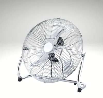 Immagine prodotto di Ventilatore in acciaio da terra inclinazione regolabile diametro 45 cm alta velocita'