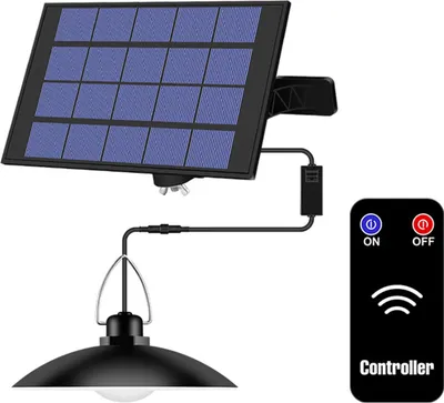 Produktbild von Solar-Pendelleuchte, intelligente Lichtsteuerung, energiesparend, wasserdicht, für den Außenbereich, Hausgartenbeleuchtung