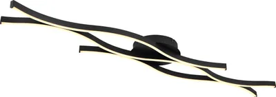 Produktbild von Globo Lighting Deckenleuchte Metall schwarz matt, LED