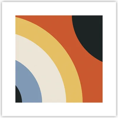 Produktbild von Poster - Poster ohne Rahmen - Abstraktion die Farben Radius - 30x30 cm - Wand Bild - Wanddeko - Wandbilder - Kunstposter - Wandposter - Bilder - Kunstdruck - Wandbild - P2XAC30x30-4267