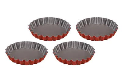 Image de Guardini Set de 4 moules à gâteaux 12 cm Rossana