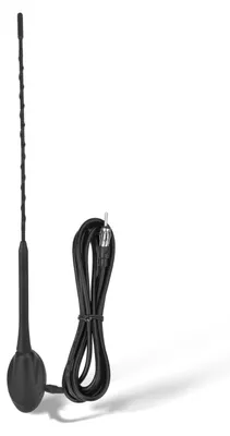 FM/AM Dachantenne 47 cm + 2m Kabel für Auto, Boot, Wohnmobil