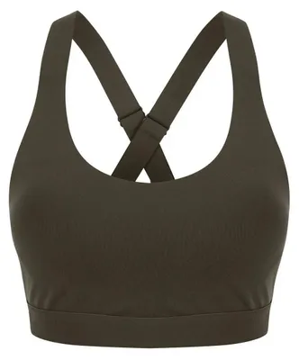 Produktbild von Tombo - Sport-BH für Damen, Mittlere Belastung LT5844 (XXL) (Olivgrün)