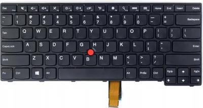 Produktbild von Tradebit - Tastatur für Lenovo | Englisch US QWERTY INT | Volle Kompatibilität | Hochwertige Materialien | Modelle: ThinkPad E470 E475 E470C