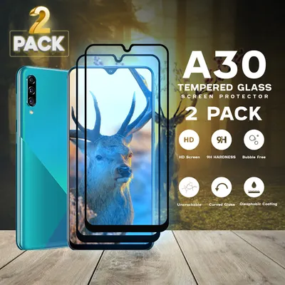Obrázek produktu pro 2 balení Samsung Galaxy A30S - 9H tvrzené sklo - Vysoce kvalitní 3D ochrana displeje