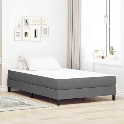 Zdjęcie produktu dla Maison Exclusive – materac do łóżka z materacem Jasnoszary 120 x 190 cm Tkanina