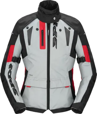 Produktbild von Spidi Crossmaster Damen Motorrad Textiljacke, grau/schwarz/rot, L