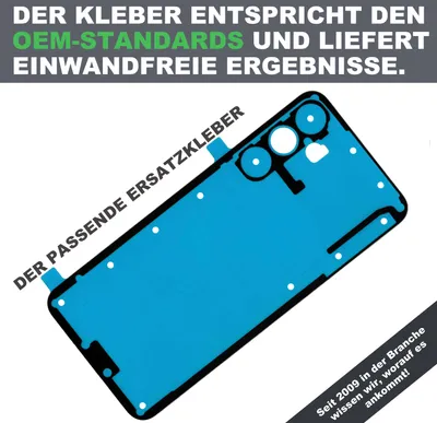 Produktbild von Samsung Galaxy A16 5G Akkudeckel Klebefolie Kleber Backcover Rahmen Batterie Glue