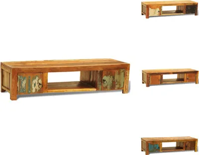 Produktbild von vidaXL TV-Schrank mit 2 Türen Altholz Vintage - TV-Möbel