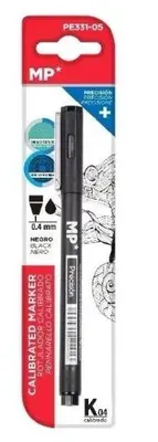 Obrázok produktu pre Presný kaligrafický fix 0,4 mm, čierny – MP Main Paper