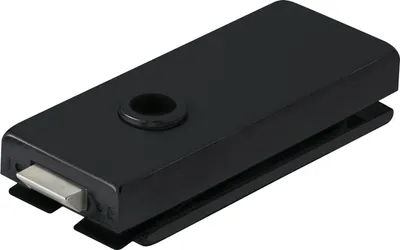 Zdjęcie produktu dla DORMA zamek do drzwi szklanych Studio Classic bez blokady, do szkła 8-10 mm, 10.002, aluminium czarny